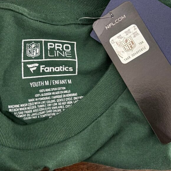 NWT Fanatics NFL Pro Line Green Bay Packers Graphic T Youth Medium - Picture 5 of 5